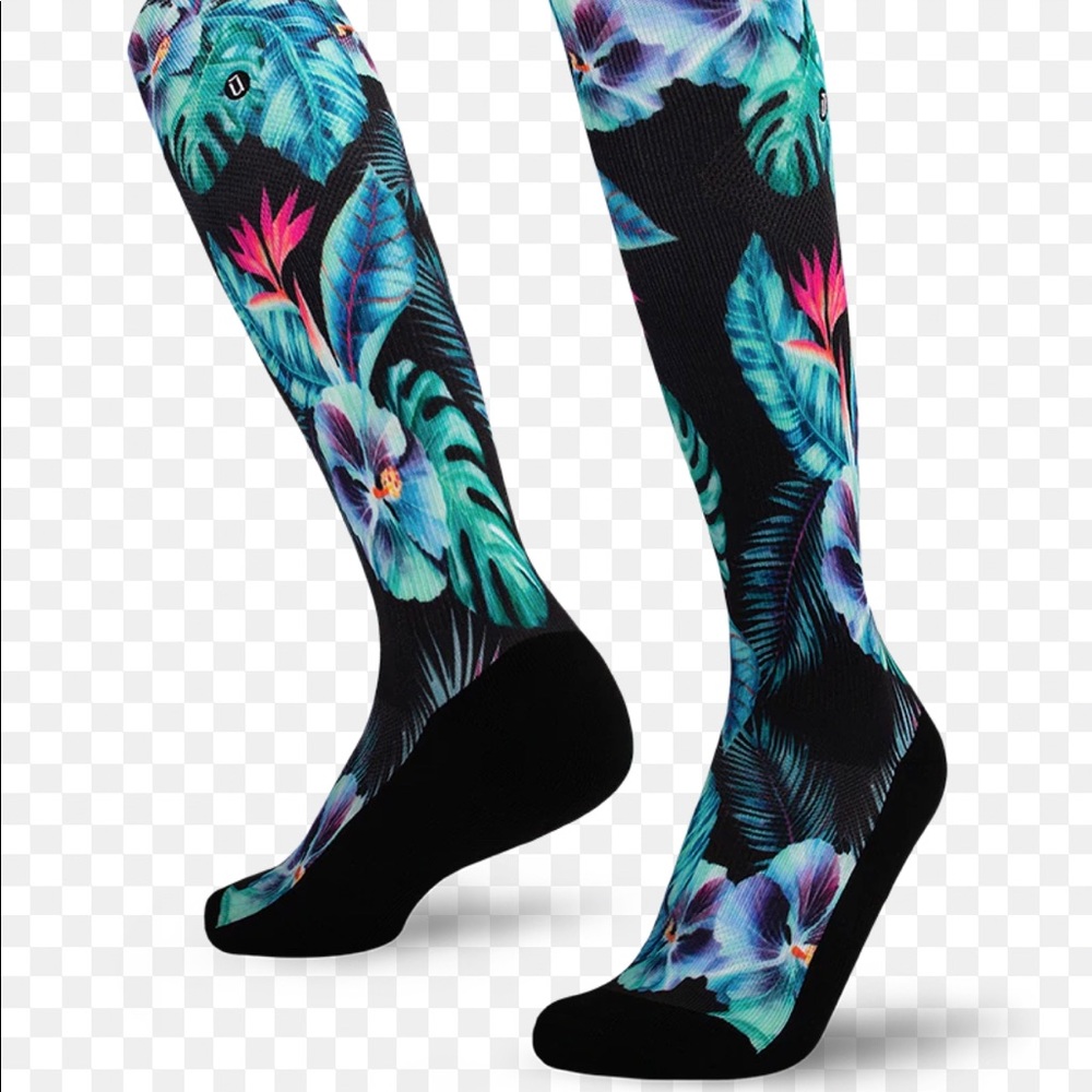 Aloha Over Calf Compression socks M/L